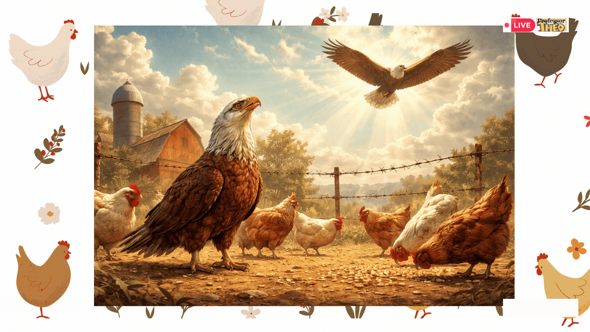 📖 A Fábula da Águia e a Galinha