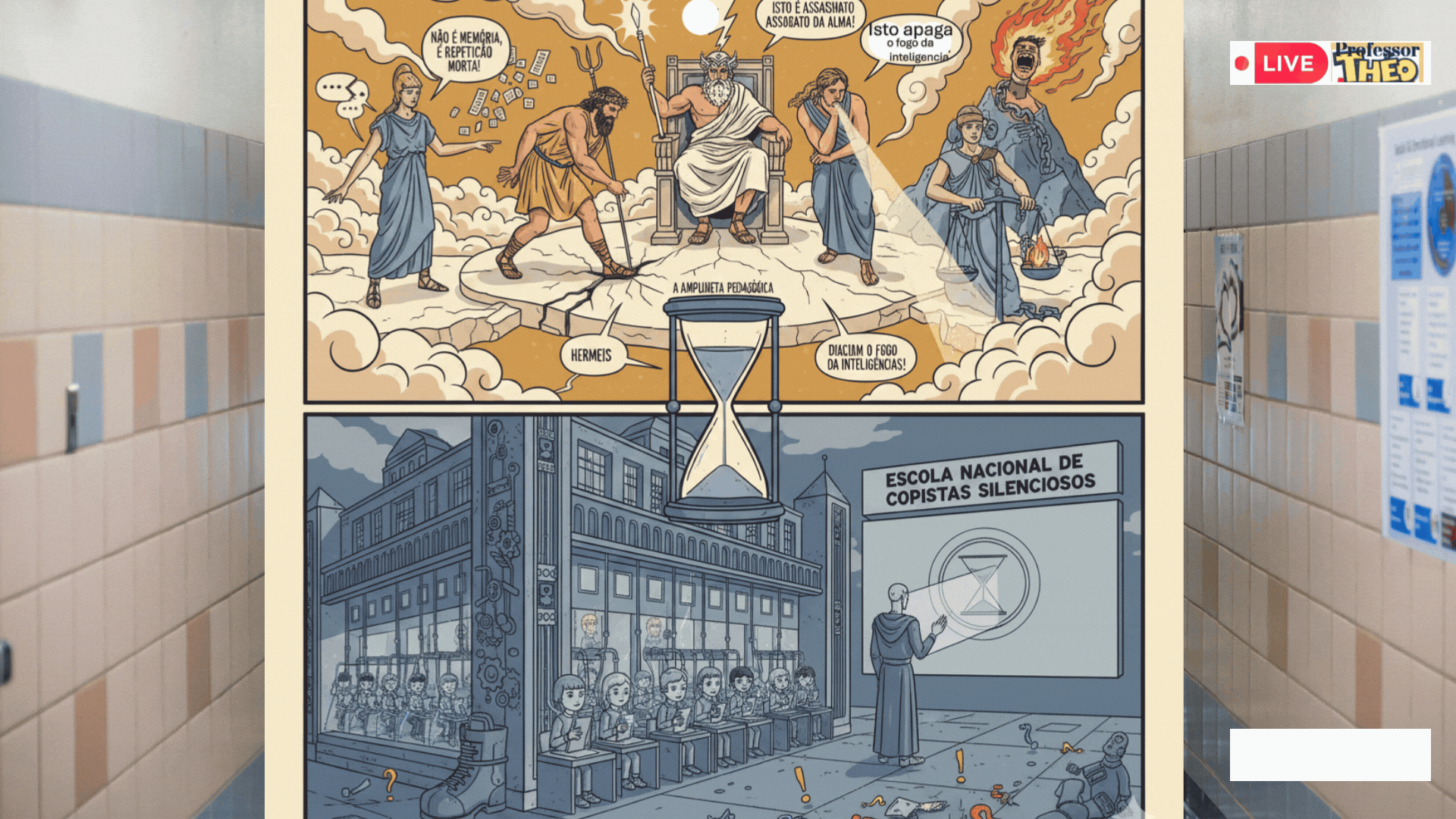 ⌛Da Série: A Ampulheta Pedagógica – A Assembleia dos Imortais e o Reino dos Escribas Silenciosos