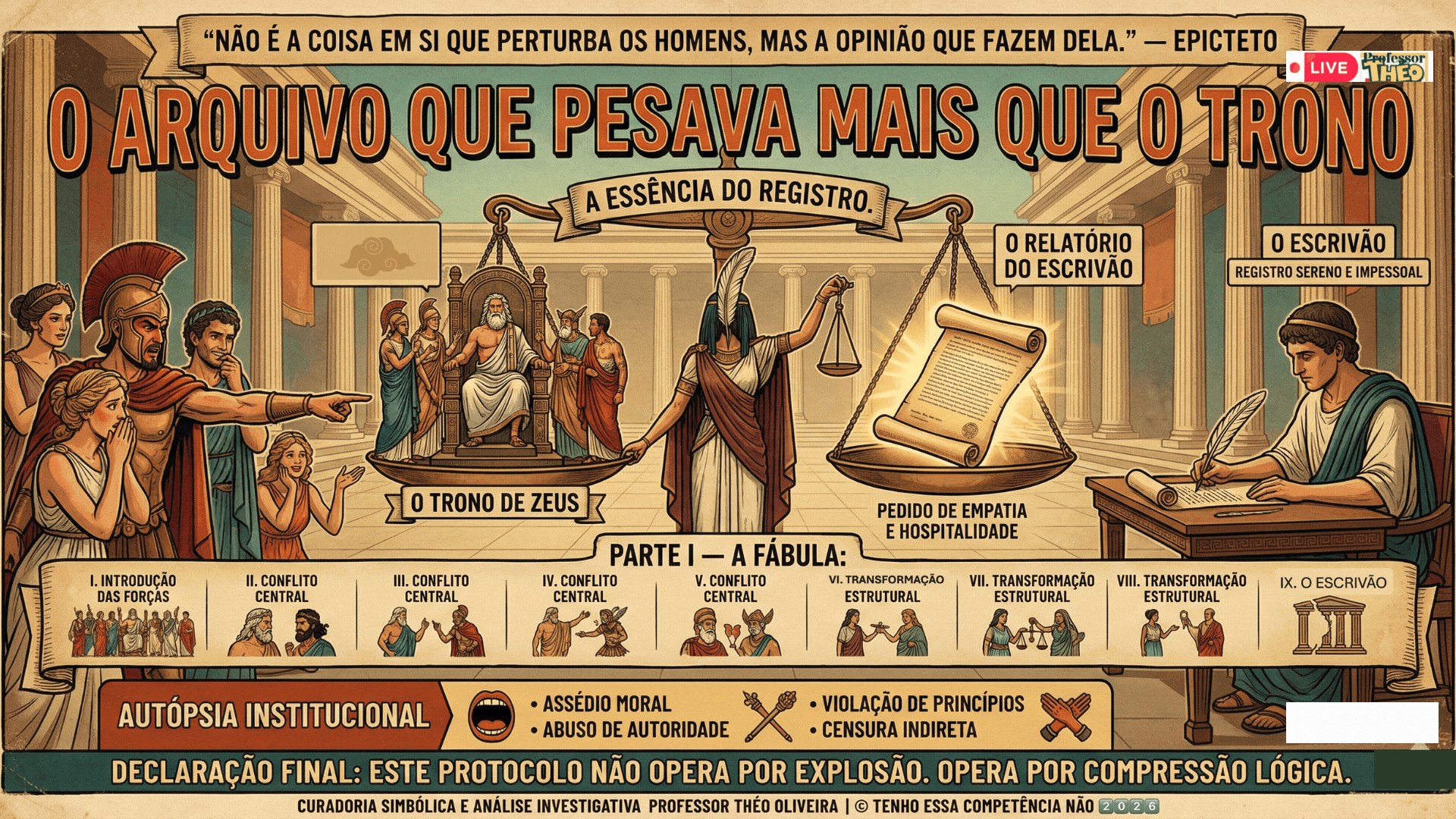 Fábula · O Arquivo que Pesava Mais que o Trono