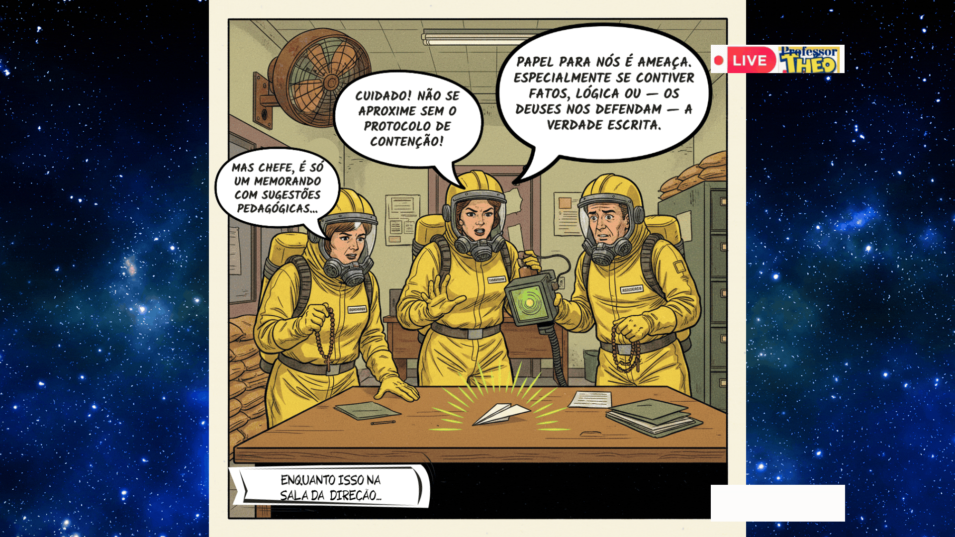 ☢️Ameaça em Branco: O Pânico dos que não Podem Deixar Rastros