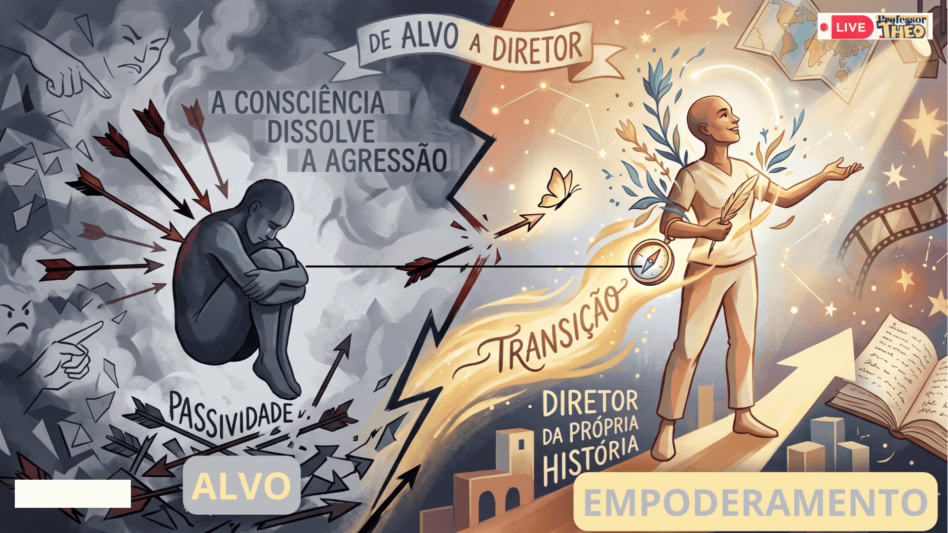 📜A Fábula O Dia em que o Alvo Virou Espelho