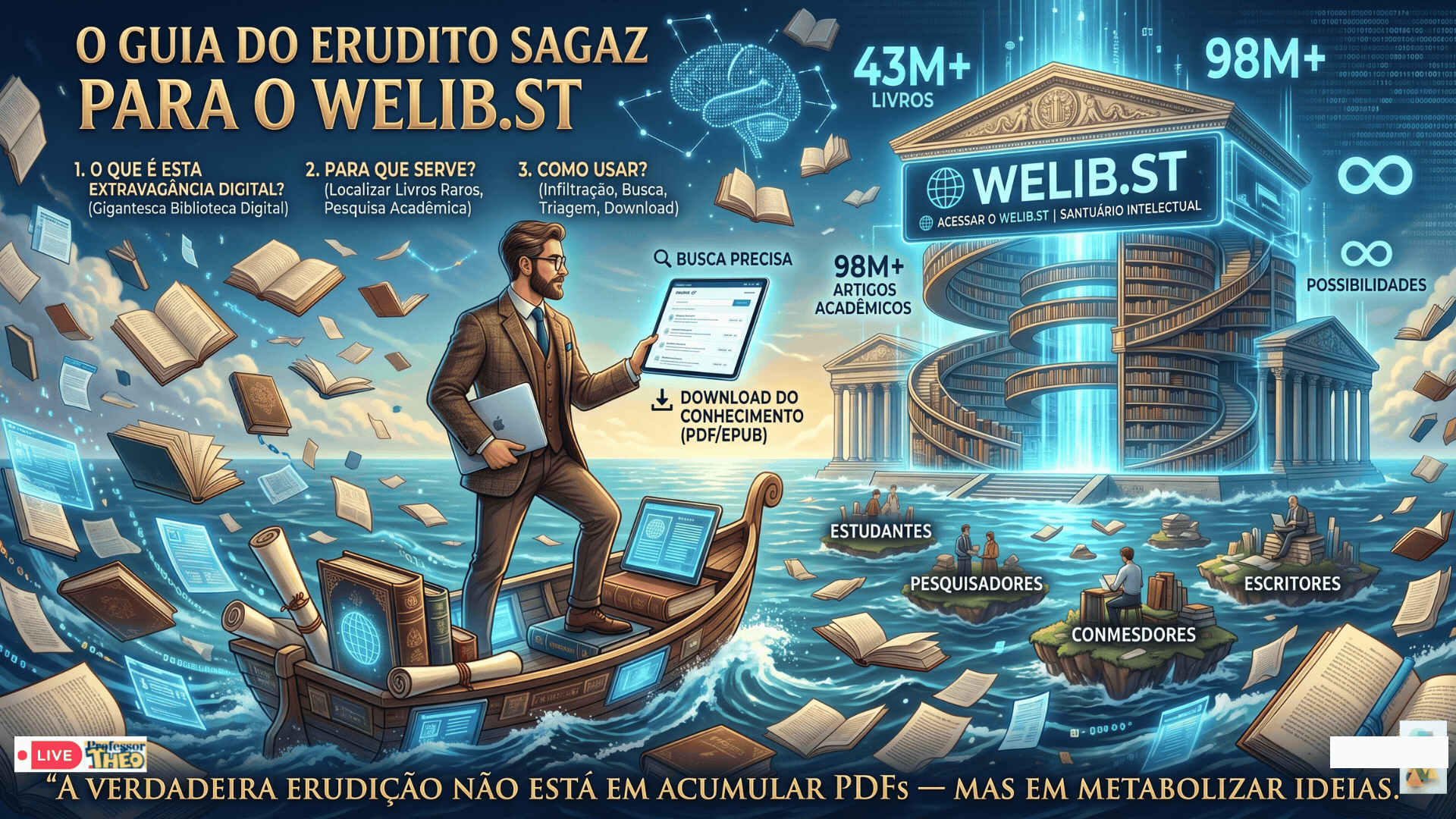 📚 Guia do Erudito Moderno – Welib.st