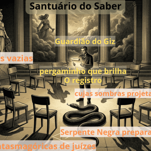 ☢️ A FÁBULA O BOTE DA SERPENTE NO PÁTIO DO SAGRADO