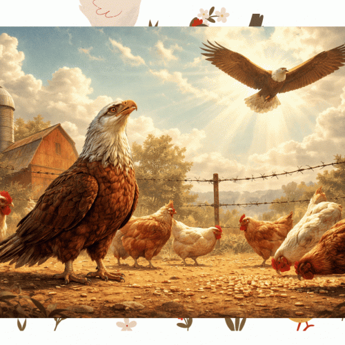 📖 A Fábula da Águia e a Galinha