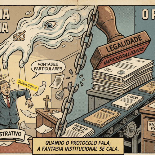 🏛️ A Teocracia Imaginária e o Protocolo de Papel