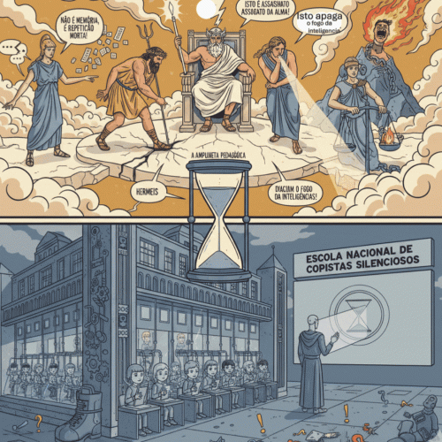 ⌛Da Série: A Ampulheta Pedagógica – A Assembleia dos Imortais e o Reino dos Escribas Silenciosos