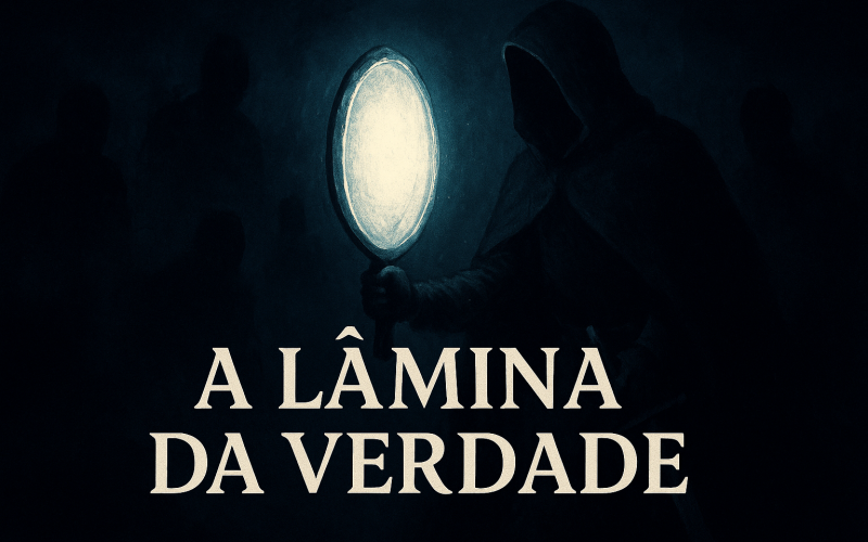 A Lâmina que Não Faz Sombra — A Fábula da Verdade que Assusta os Covardes