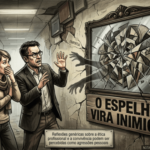 📖 Pedagogia da Barbárie – Quando a Interpretação Falha e o Espelho Vira Inimigo