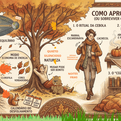 🍂Fábula do Reino que Precisou Perder suas Folhas para Descobrir que Tinha Raízes — A Queda Dourada 🍃🍃