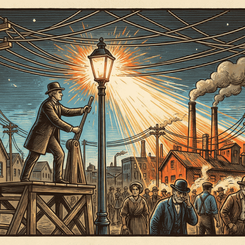 💡 1883: A Teia de Aranha Elétrica de Edison